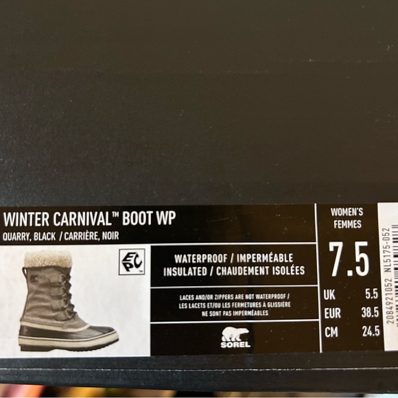 Sorel carnival women’s waterproof boots 7.5 - Picture 10 of 10